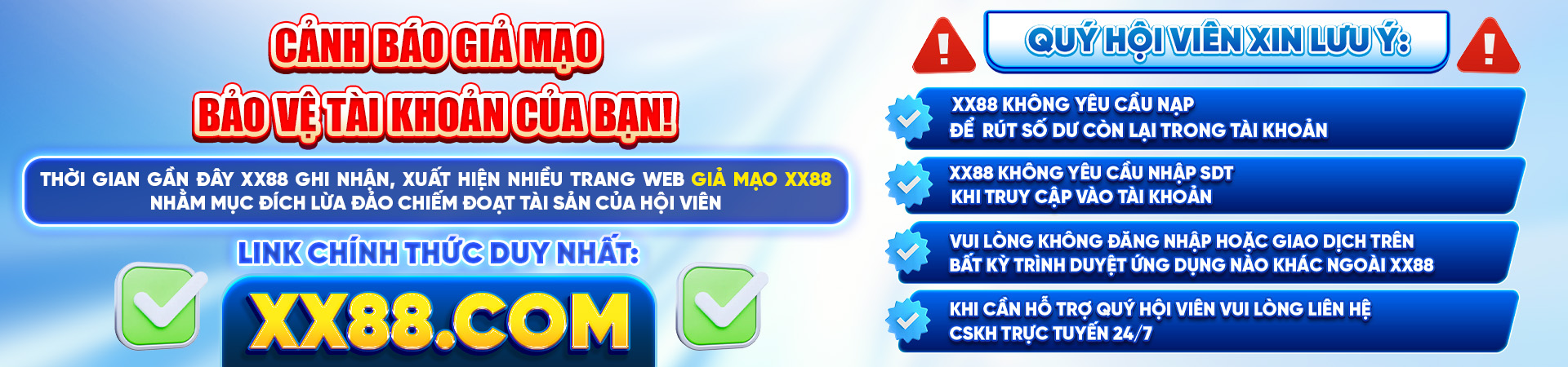 Cảnh Báo Lừa Đảo XX88
